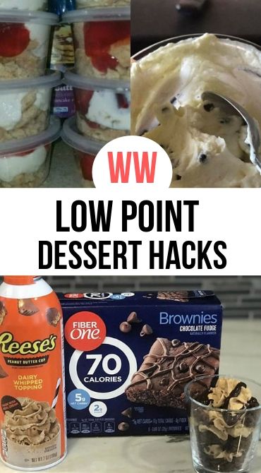 WW Low Point Dessert Hacks 
